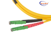 E2000APC-E2000APC Duplex SM 2m PVC 2.0mm Câble de raccordement fibre optique