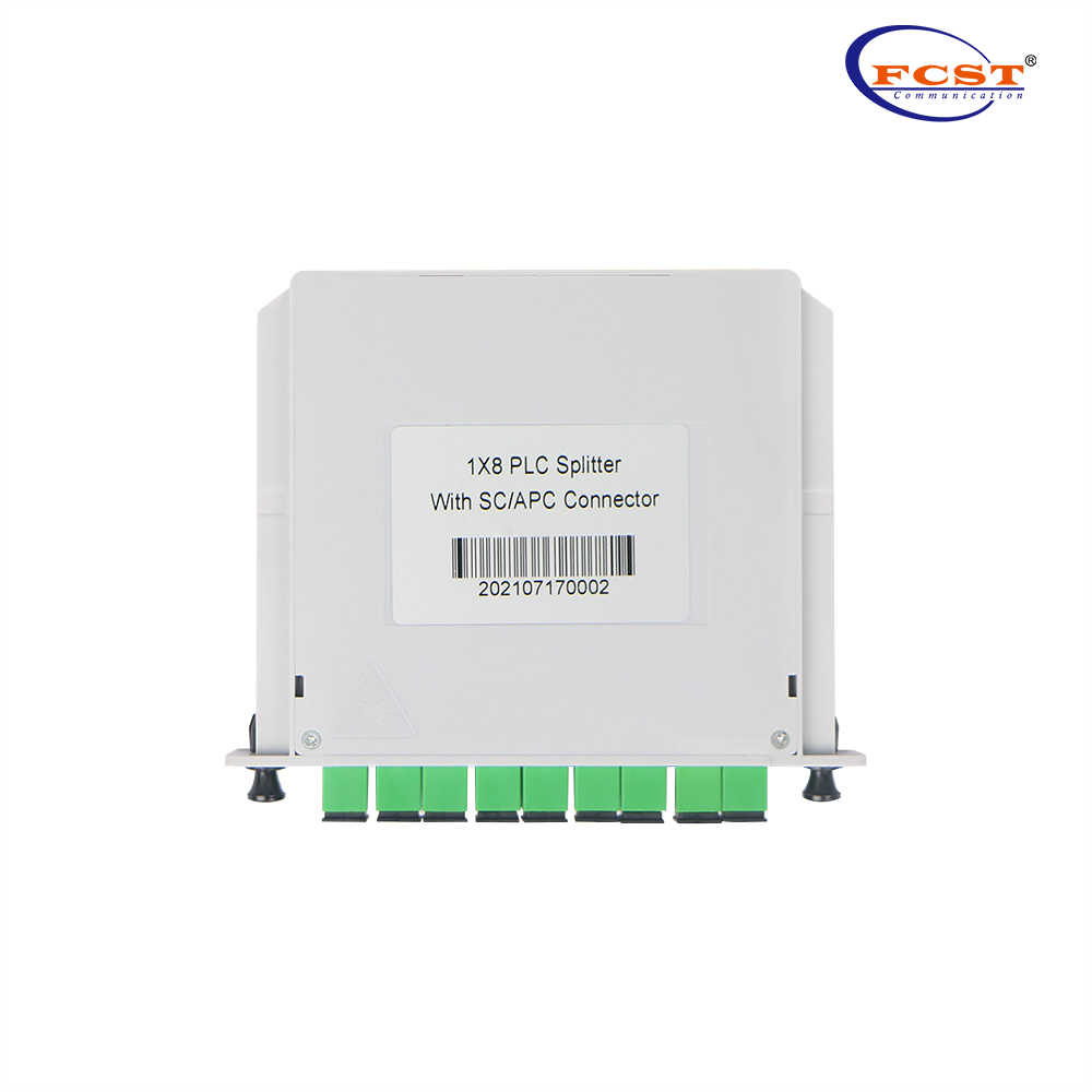 Répartiteur PLC de type boîte 1-8 LGX avec connecteur SCAPC